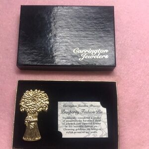 Vintage Carrington Jewelers Prosperity Fashion Pin/Brooch - New in Box